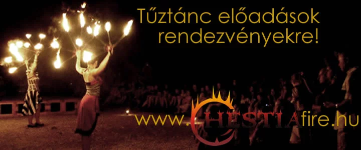 Hestia tűztánc show műsor rendelés